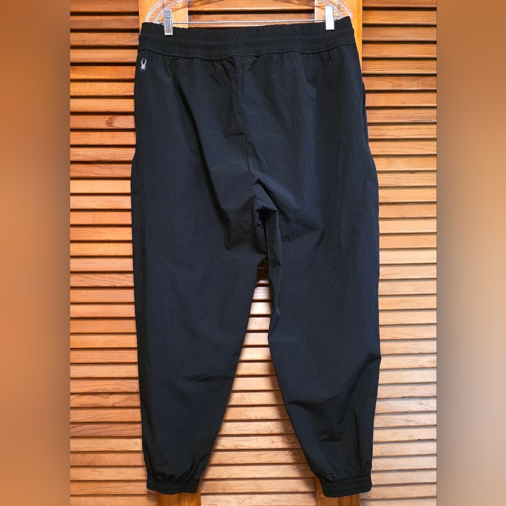 Spyder Women Active Lightweight Pull-On Pocket Stretch Joggers Pants Black XL - Picture 2 of 16
